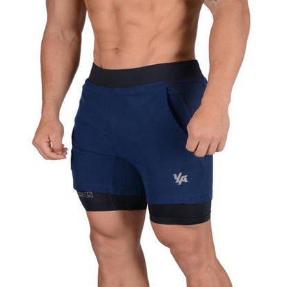 Chris – Sportliche Herren-Laufshorts aus Premium Veganleder für das Fitnessstudio