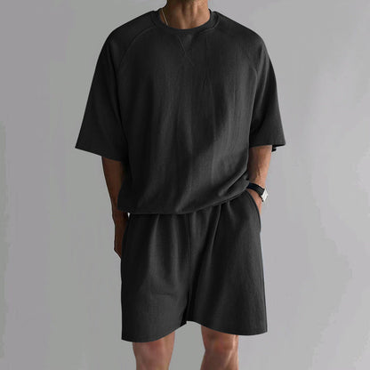 Edward – Sportliches Herren-Terry-Set mit Rundhalsausschnitt