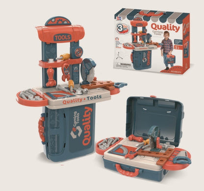 Kinder Küchen-Spielset 3-in-1 – Rollenspiel Küche für kleine Köche ab 3 Jahren