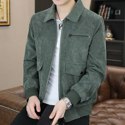 Calvin – Herren Cordjacke im japanischen Stil