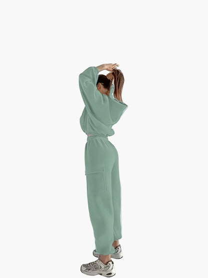 Damen Lounge Set – Elegantes Freizeit-Outfit mit weitem Schnitt, ideal für Alltag & Entspannung