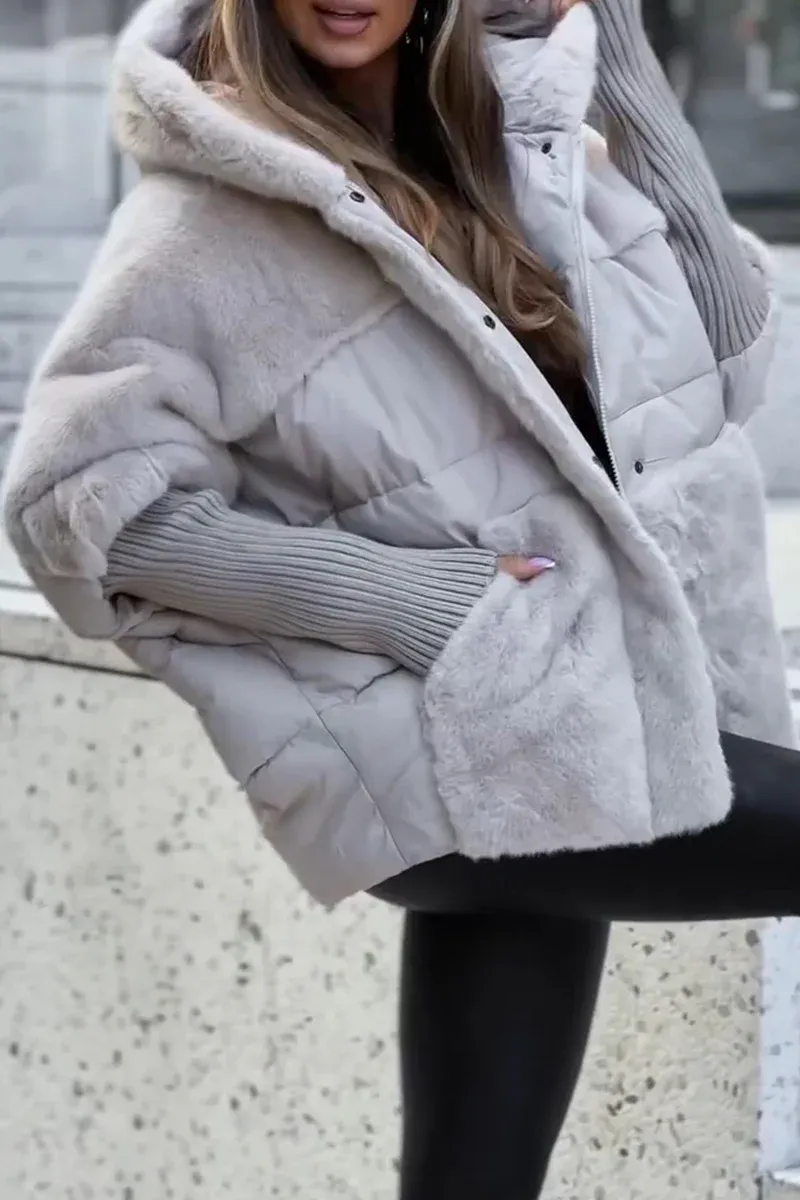 Damen Winterjacke Veloria – Modische Kapuzenjacke für kalte Tage und Outdoor-Aktivitäten