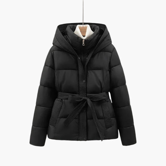 Damen Winter Parka mit Gürtel – Modischer Steppmantel für kalte Tage