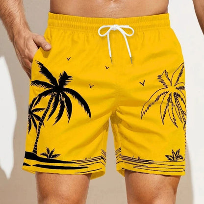 Howard – Lockere Herren Strandhose mit 3D-Print-Muster