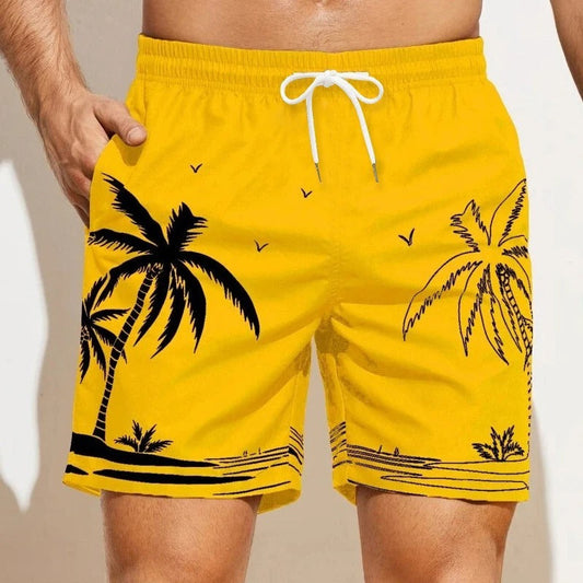 Howard – Lockere Herren Strandhose mit 3D-Print-Muster