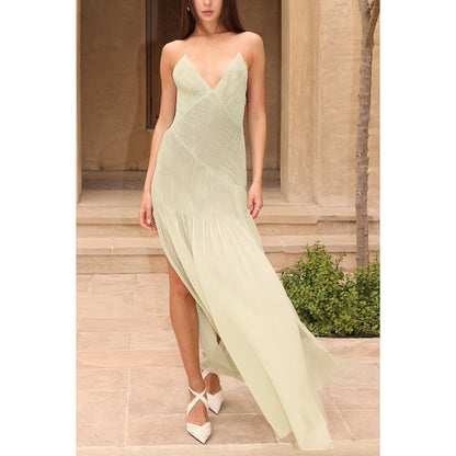 Rebecca – Lockeres Kleid mit Druckfalten und Perspektive für den Urlaub