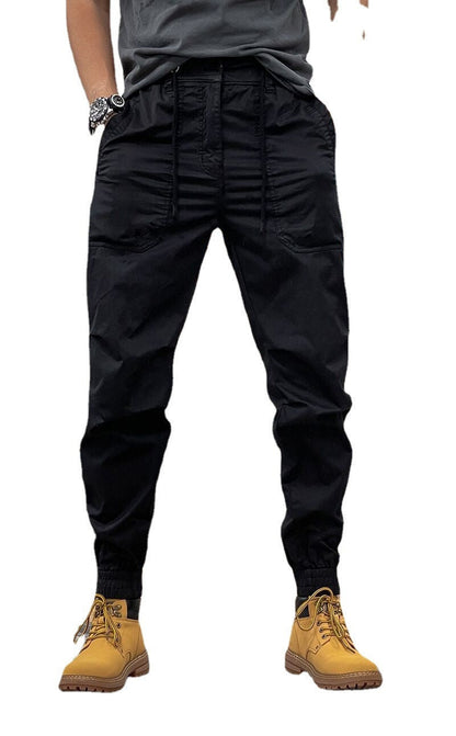 Andrew – Retro Herren-Latzhose mit mehreren Taschen und elastischer Taille