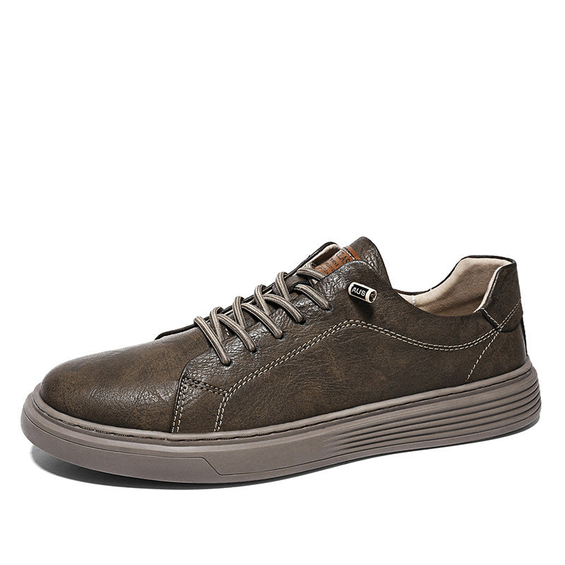 Clifford – Niedrig geschnittene Herrenschuhe aus zweilagigem veganem Leder
