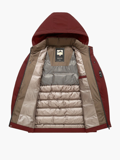 Herren Winter Steppjacke mit Kapuze – Wärmende Outdoorjacke für Alltag & Freizeit