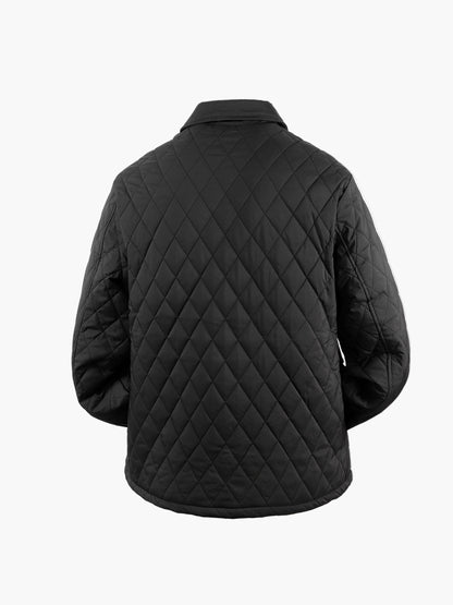 Herren Steppjacke mit Rauten-Design für Freizeit und Alltag