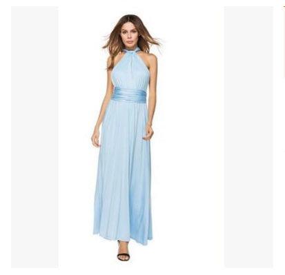 Damen Maxikleid mit Rückenfreiem Design – Elegantes Abendkleid, vielseitig tragbar, Partykleid