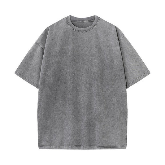 Percy – Retro Rundhals T-Shirt aus Baumwolle