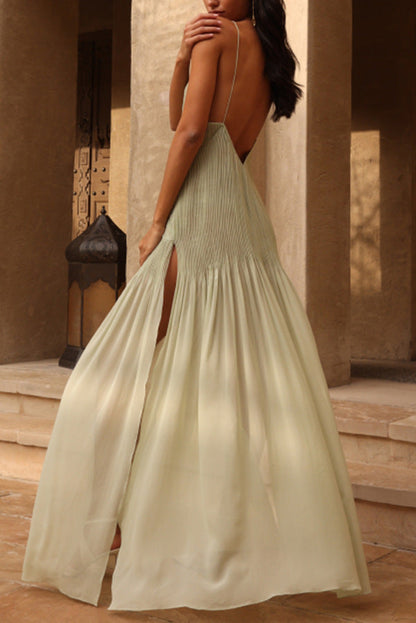 Rebecca – Lockeres Kleid mit Druckfalten und Perspektive für den Urlaub