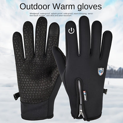 Herren Winter Outdoor Handschuhe – Winddicht & Wasserdicht, Ideal für Sport & Alltag