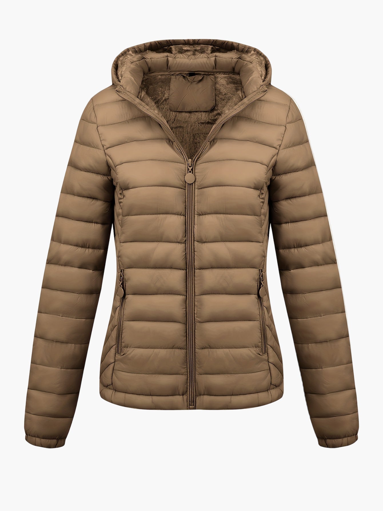 Damen Steppjacke mit Kapuze – Leichte Freizeitjacke für Herbst und Winter