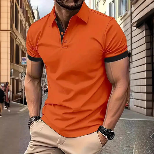 Liam – 3D Poloshirt mit kurzem Ärmel für Herren