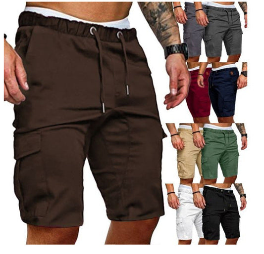 Jack – Eng geschnittene elastische Herren-Cropped Shorts