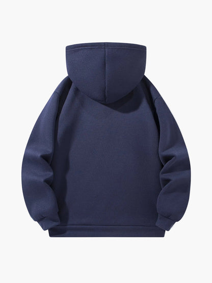 Herren Freizeit-Trainingsanzug mit Kapuze und Reißverschluss – Sportlicher Jogginganzug für Alltag und Fitness