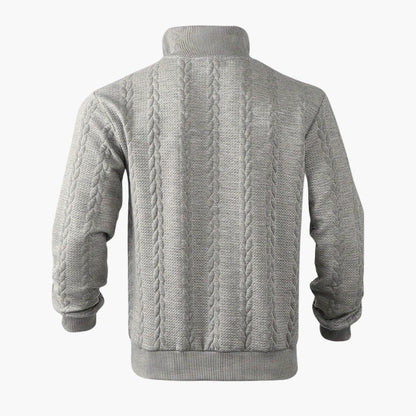 Herren Half-Zip Strickpullover – Modischer Freizeitpullover für Alltag & Büro