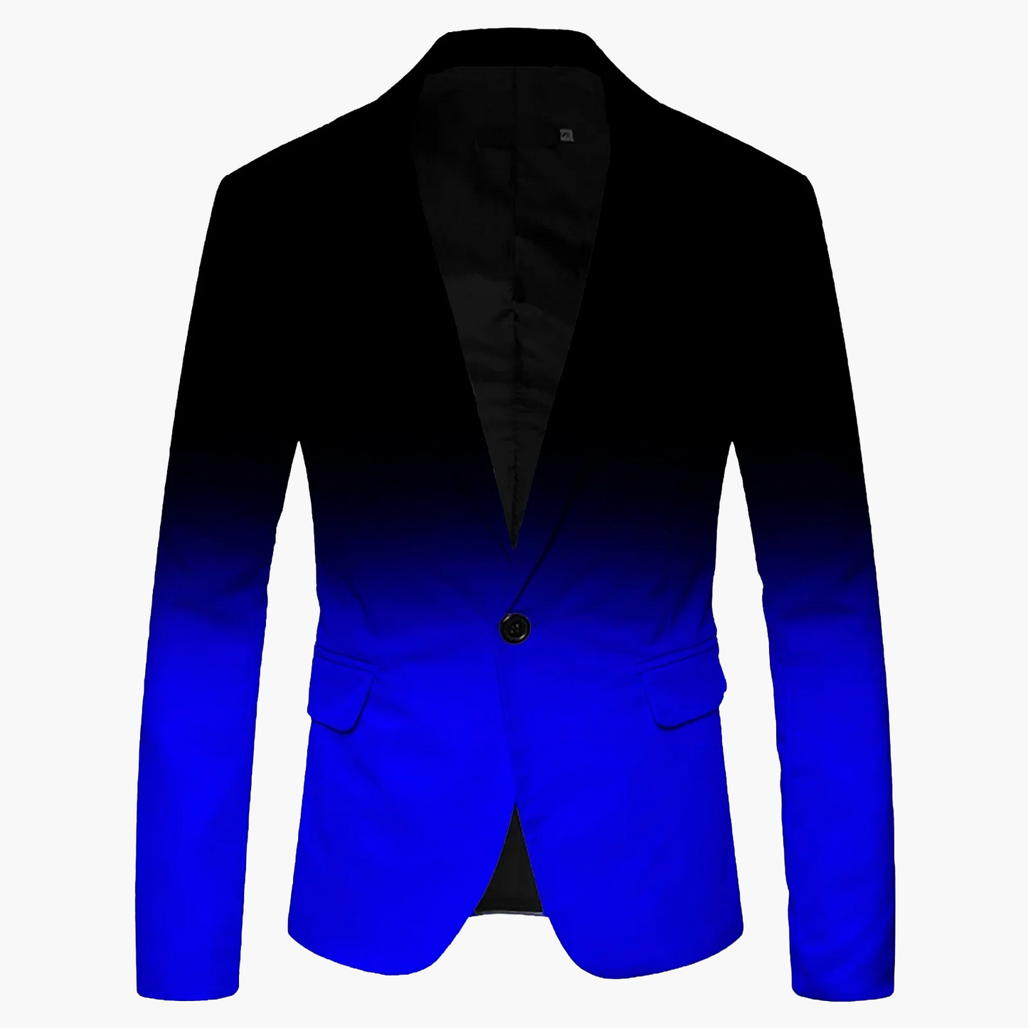 Herren Slim Fit Blazer Modern Ein-Knopf Sakko für Business und Freizeit