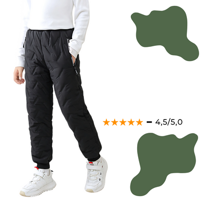 Kinder Outdoor Winter Thermohose – Wasserdicht & Gefüttert für Jungen und Mädchen – Sportliche Schneehose für Aktivitäten