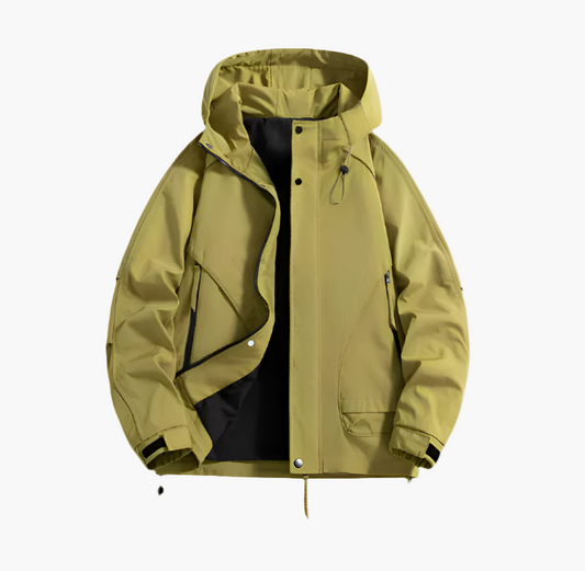 Herren Outdoor Windbreaker Jacke – Wasserdicht, Winddicht, Atmungsaktiv, Allrounder für Freizeit und Abenteuer