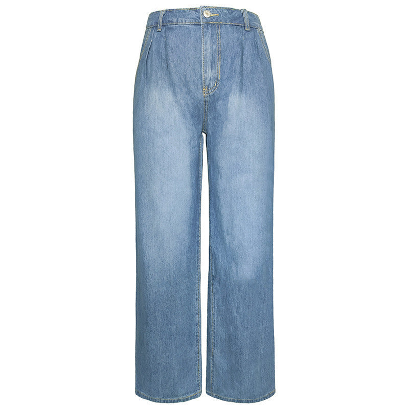 Mandy – Nostalgische Jeans für Frauen mit hoher Taille und schlankem Erscheinungsbild