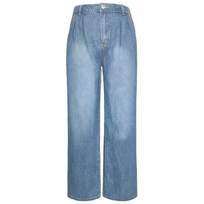 Mandy – Nostalgische Jeans für Frauen mit hoher Taille und schlankem Erscheinungsbild