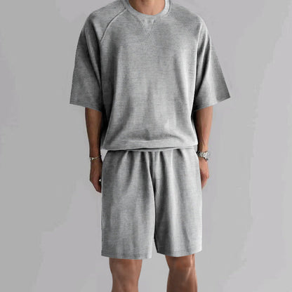 Edward – Sportliches Herren-Terry-Set mit Rundhalsausschnitt