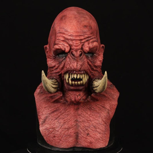 Halloween Latex Orc Maske für Erwachsene – Gruselige Warcraft Monster Verkleidung