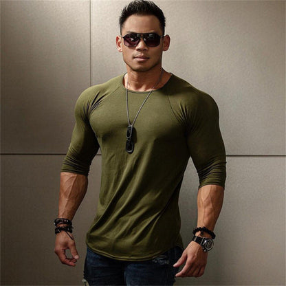 Charlie – Langärmliges Sport T-Shirt für Herren mit schnelltrocknendem Material