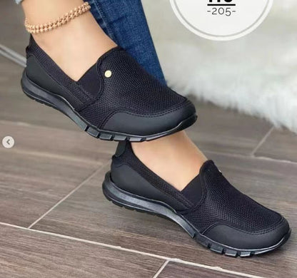 Damen Slip-On Freizeitschuhe – Bequeme atmungsaktive Sneakers für Alltag und Freizeit