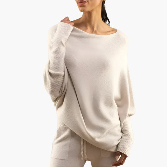 Damen Oversize Pullover Loungewear – Eleganter, vielseitiger Freizeit-Sweater für jeden Tag