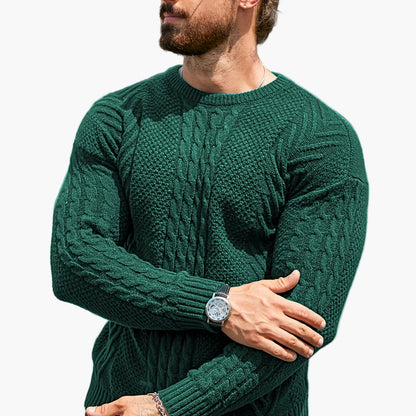 Herren Strickpullover Grobstrick Modern Casual Winterpullover