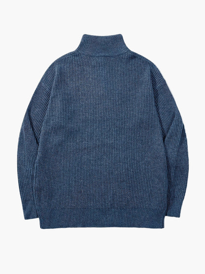 Herren Strickpullover mit Reißverschluss, Casual Style, ideal für Alltag und Freizeit