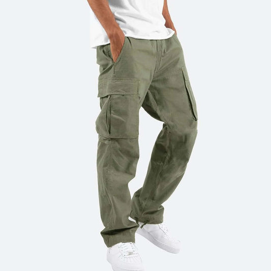 Herren Cargo-Hose im Streetwear-Stil – Bequeme Freizeithose mit geradem Schnitt und großen Taschen