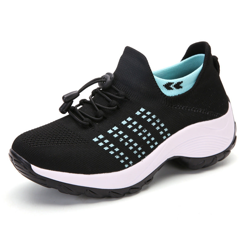 Amanda – Hoch elastische atmungsaktive Sportschuhe für Damen mit fliegendem Gewebe