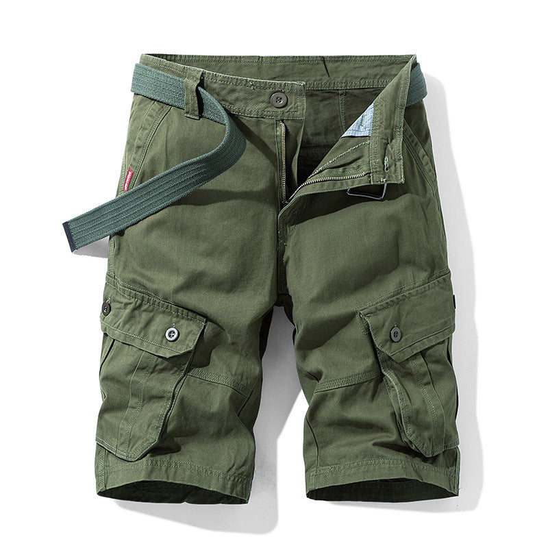 Duncan – Multifunktionale Cargo-Shorts für Herren in einfarbigem Design