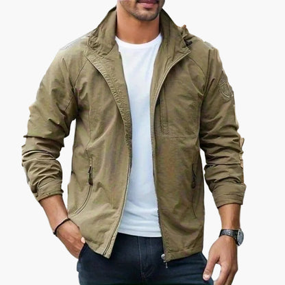 Herren Cargo Freizeitjacke – Wasserdichte Übergangsjacke für Outdoor & Alltag