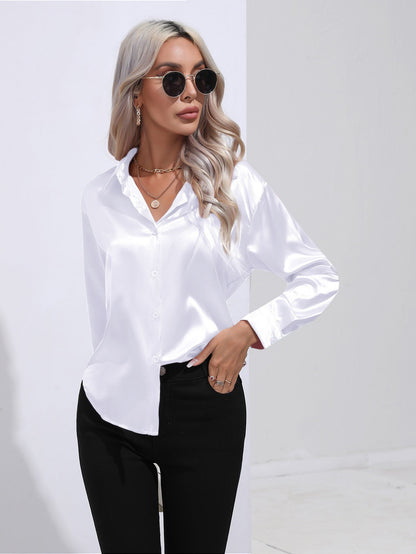 Pamela – Satin Hemd für Damen