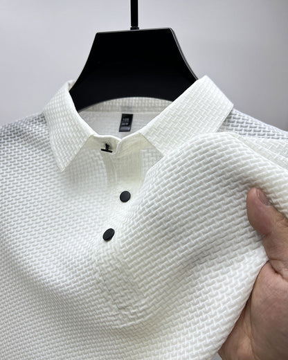 Philip – Kurzarm-T-Shirt aus Mesh-Ice-Seide