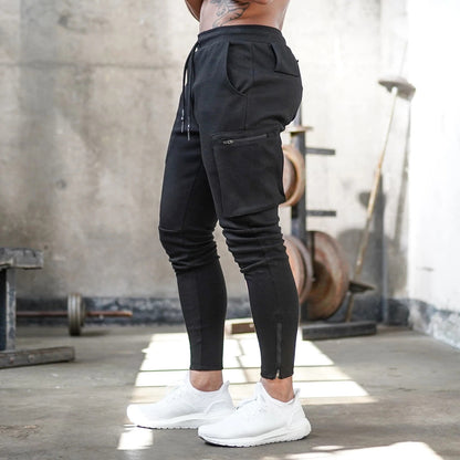 Herren Trainingsjogger – Sportliche Fitness Jogginghose mit Taschen, Modernes Slim Fit Design für Workout & Freizeit