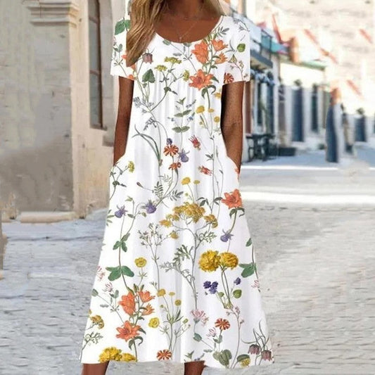 Shirley – Lässiges Kleid mit Floralem Print