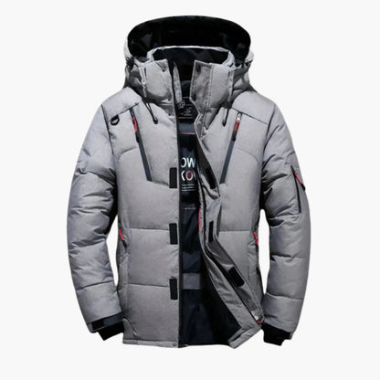 Herren Daunenjacke Winter Steppjacke mit Kapuze – Modisch & Wärmend für Alltag und Outdoor