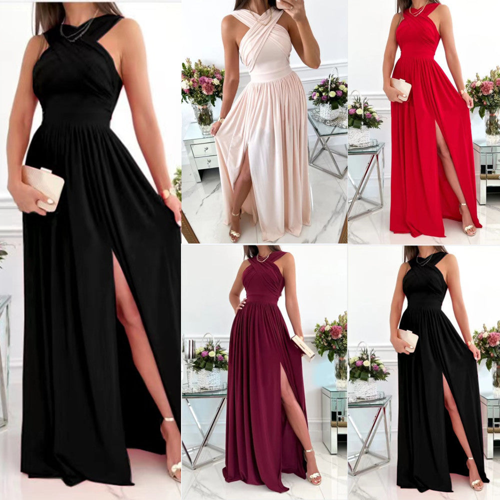 Natalie – Ärmelloses Sommerkleid mit Nackenband