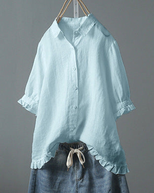 Helen – Rüschenbluse für Damen