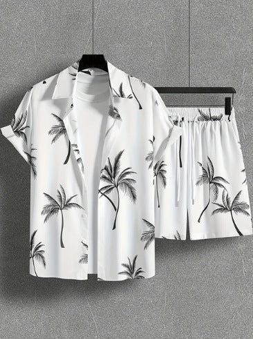 Gabriel – Legeres Herrenhemd und Shorts Set