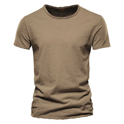 Keith – Schmal geschnittenes Herren-T-Shirt aus Baumwolle