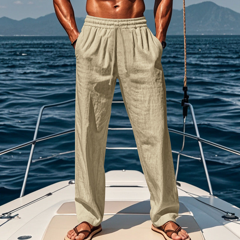 Harry – Bequeme Baumwoll- und Leinenfreizeithose