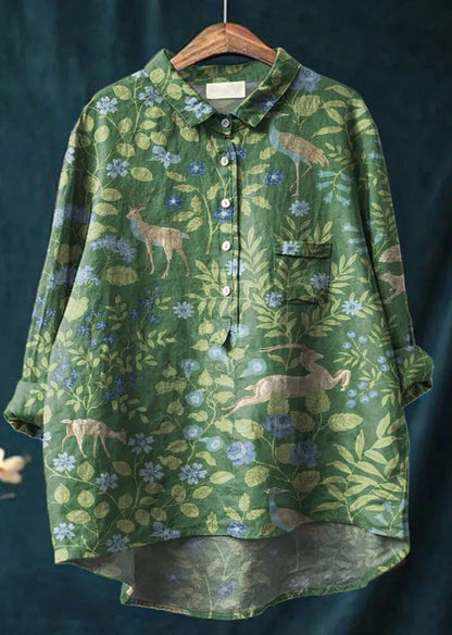 Rachael – Europäischer und Amerikanischer Cardigan-Stil Damenhemd